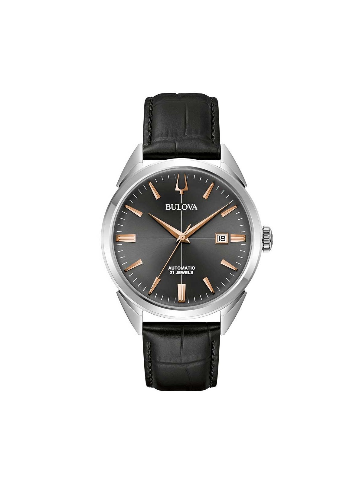 orologio uomo Bulova 96B422 Mens Watch Sutton Automatic 41,5mm 3ATM
