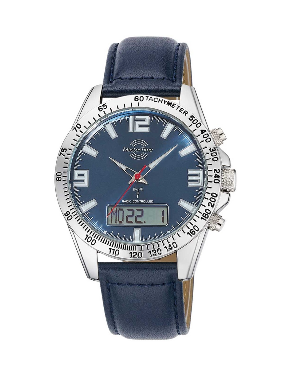 orologio uomo Master Time MTGA-10876-32L Mens Watch Sporty Big Date Chronograph 42mm 5ATM