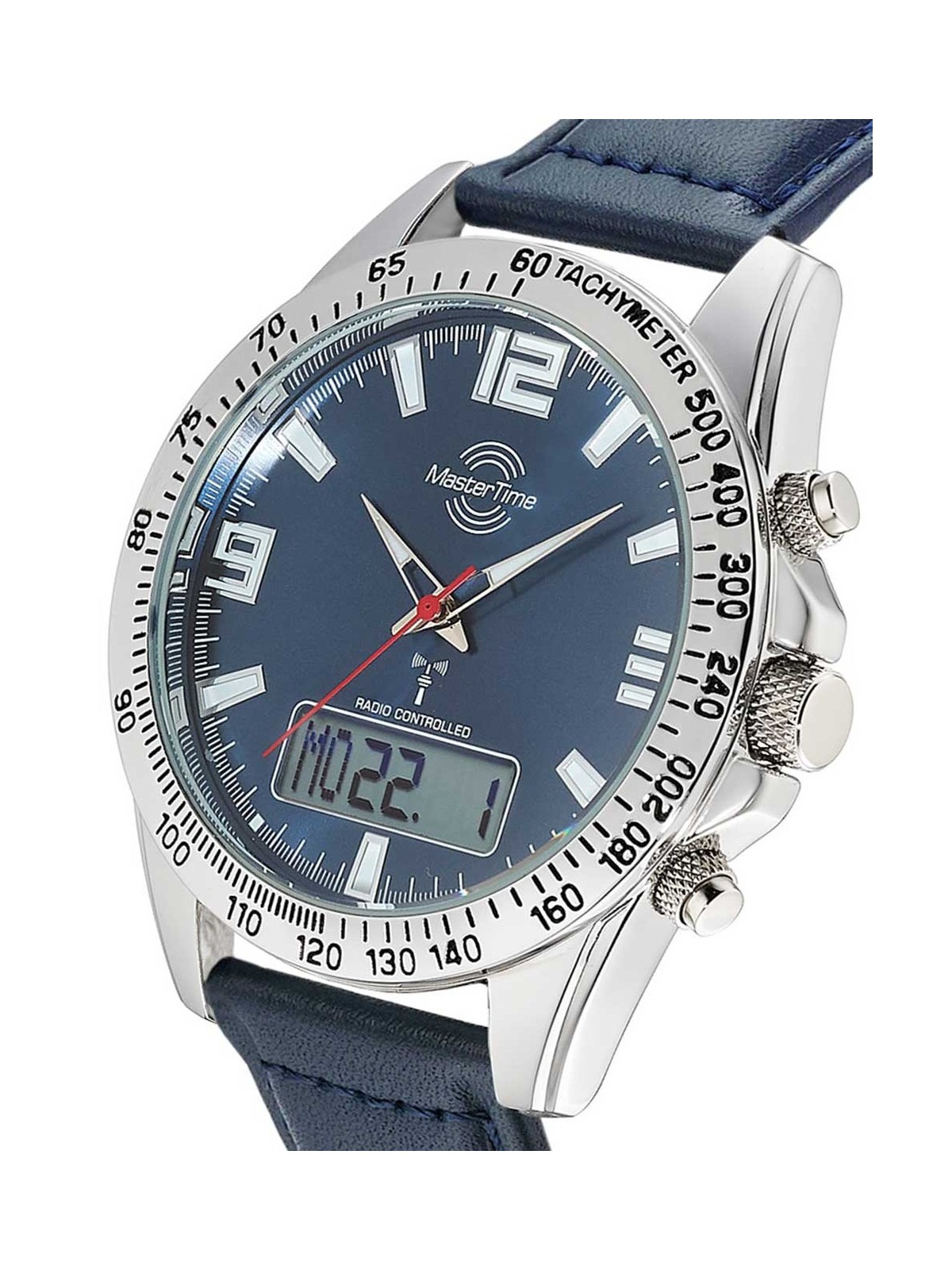 orologio uomo Master Time MTGA-10876-32L Mens Watch Sporty Big Date Chronograph 42mm 5ATM
