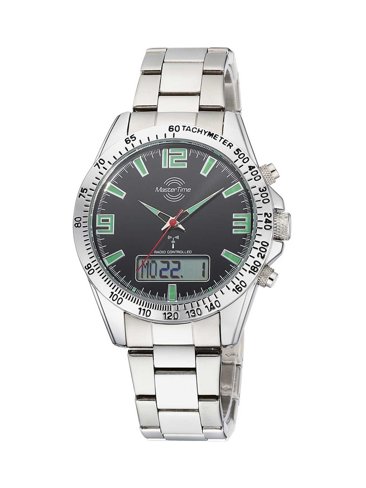 orologio uomo Master Time MTGA-10874-22M Mens Watch Sporty Big Date Chronograph 42mm 5ATM