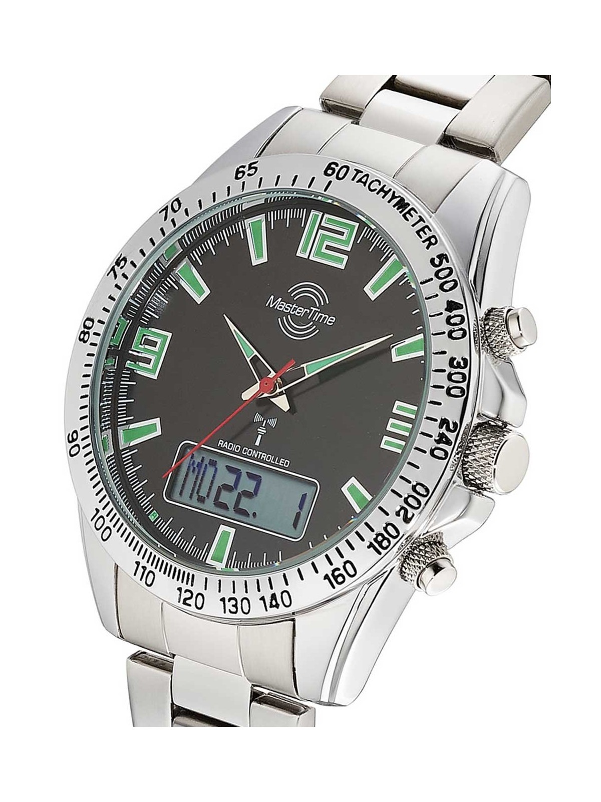 orologio uomo Master Time MTGA-10874-22M Mens Watch Sporty Big Date Chronograph 42mm 5ATM