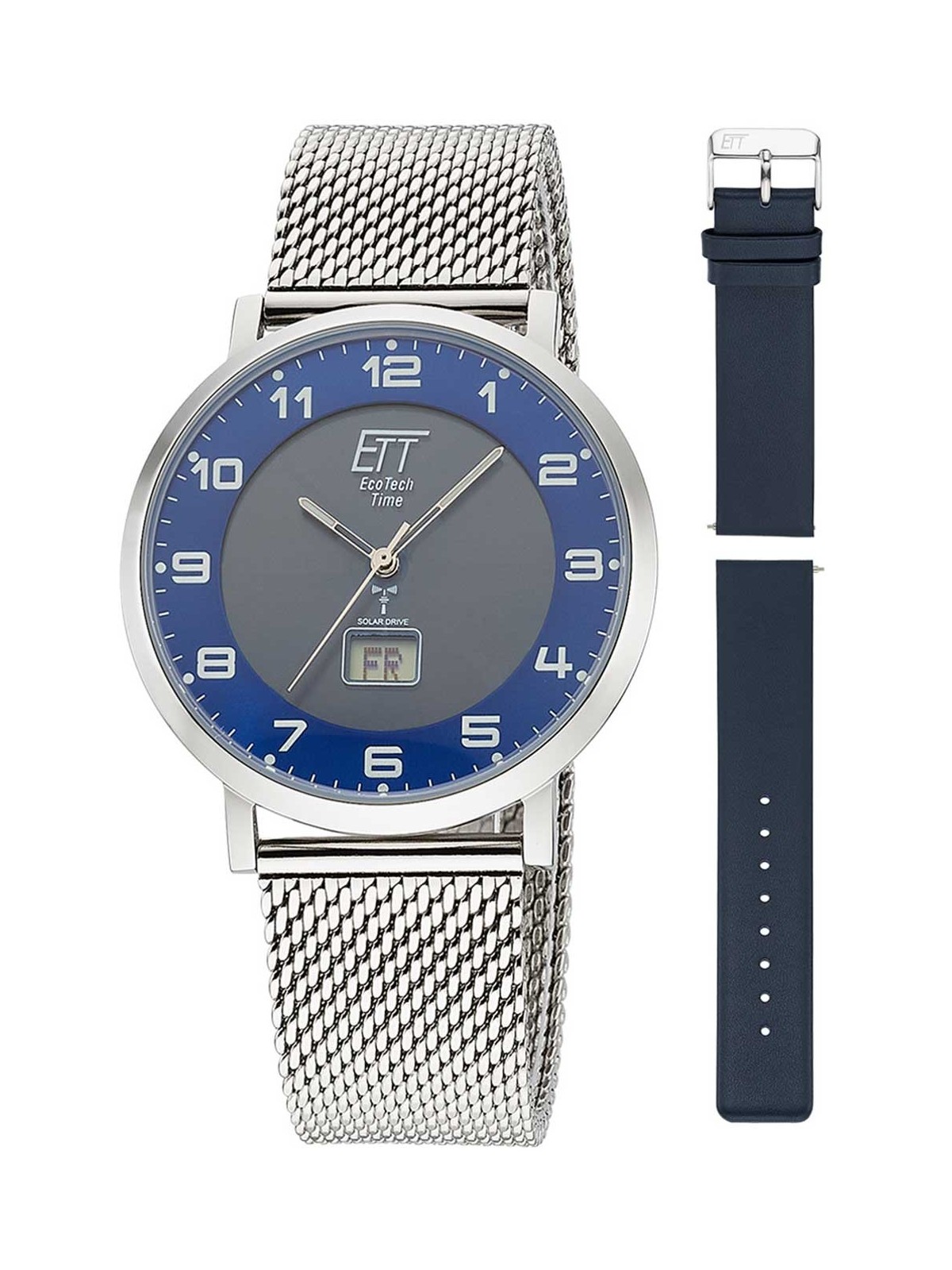 orologio uomo ETT Eco Tech Time EGS-11621-32MS Mens Watch Atacama Solar Radio Controlled 40mm 5ATM