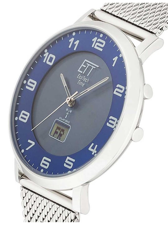 orologio uomo ETT Eco Tech Time EGS-11621-32MS Mens Watch Atacama Solar Radio Controlled 40mm 5ATM