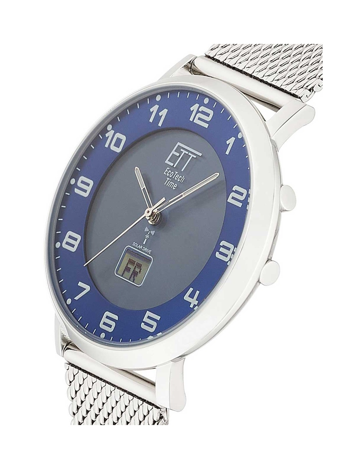 orologio uomo ETT Eco Tech Time EGS-11621-32MS Mens Watch Atacama Solar Radio Controlled 40mm 5ATM