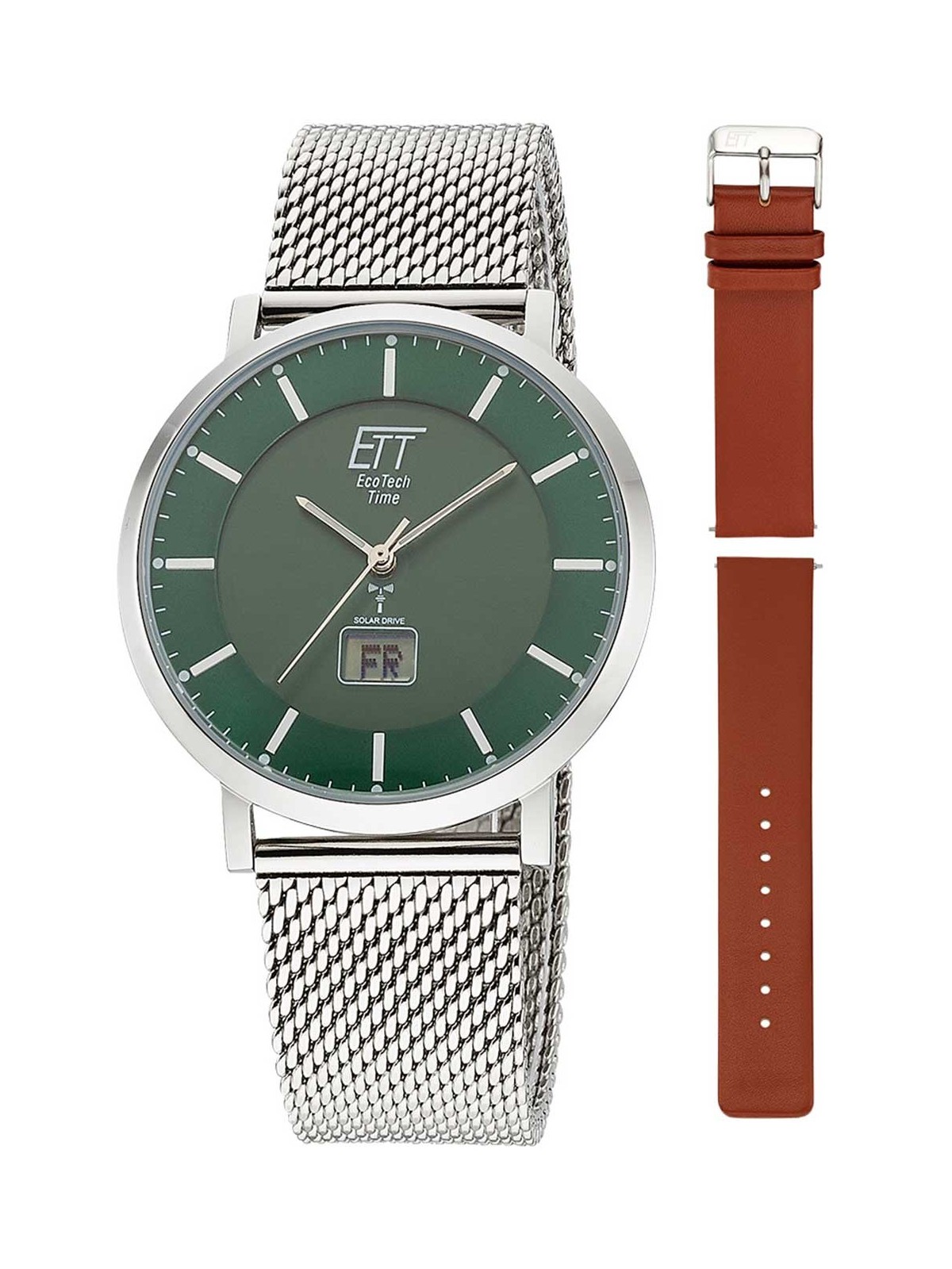 orologio uomo ETT Eco Tech Time EGS-11622-81MS Mens Watch Atacama Solar Radio Controlled 40mm 5ATM