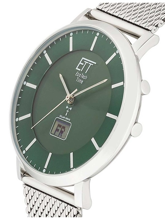 orologio uomo ETT Eco Tech Time EGS-11622-81MS Mens Watch Atacama Solar Radio Controlled 40mm 5ATM