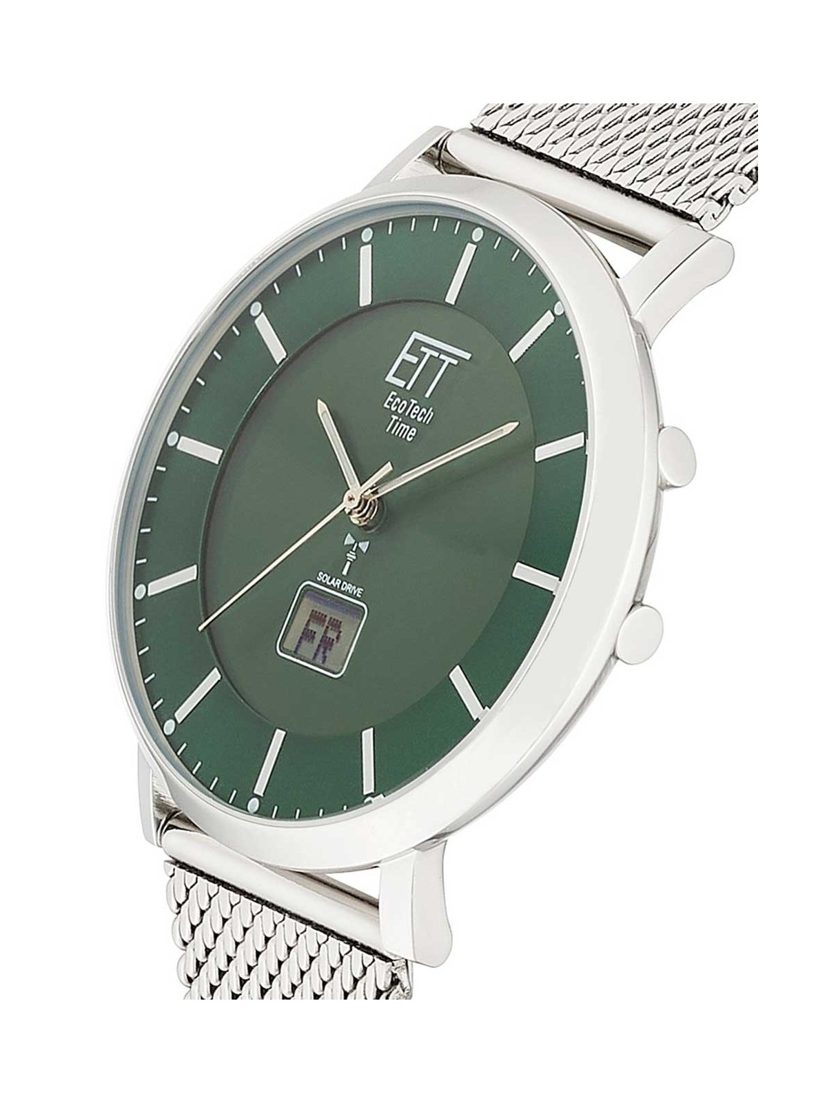orologio uomo ETT Eco Tech Time EGS-11622-81MS Mens Watch Atacama Solar Radio Controlled 40mm 5ATM