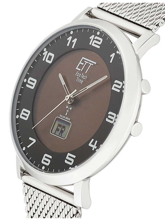 orologio uomo ETT Eco Tech Time EGS-11624-22MS Mens Watch Atacama Solar Radio Controlled 40mm 5ATM