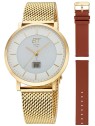 orologio uomo ETT Eco Tech Time EGS-11623-11MS Mens Watch Atacama Solar Radio Controlled 40mm 5ATM