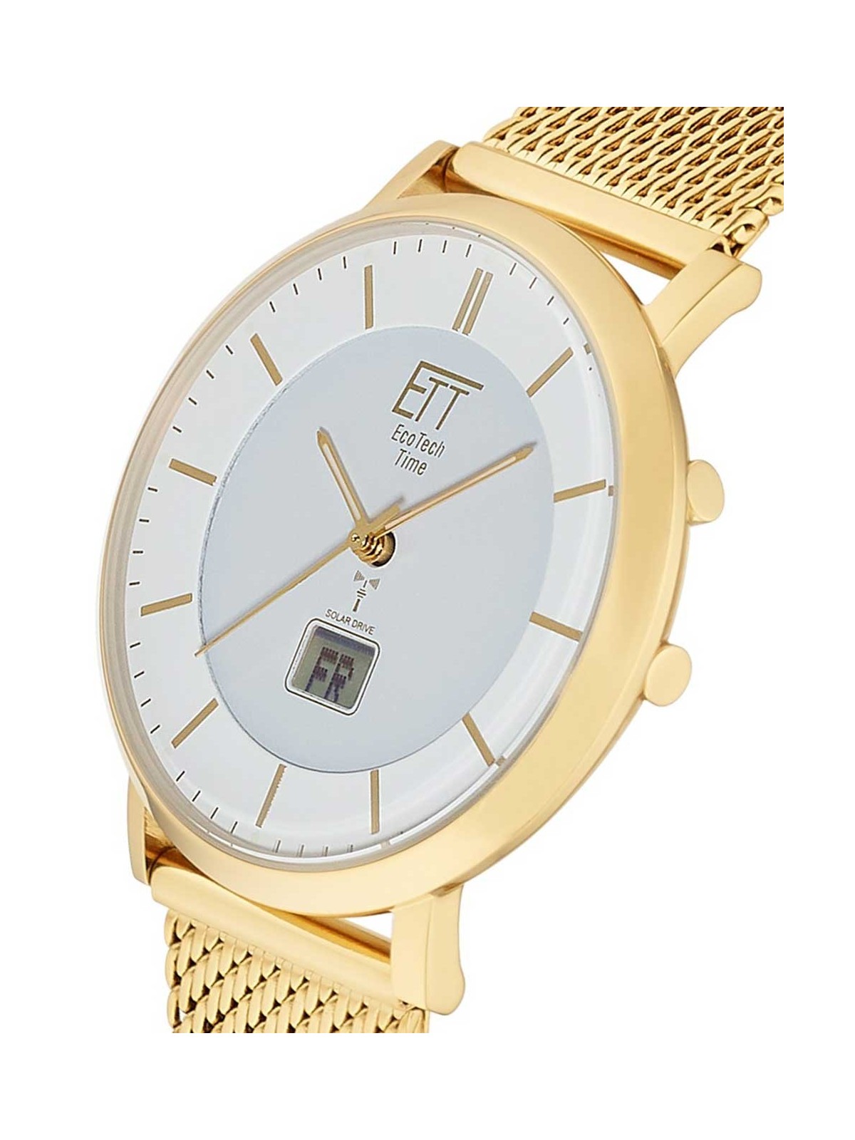 orologio uomo ETT Eco Tech Time EGS-11623-11MS Mens Watch Atacama Solar Radio Controlled 40mm 5ATM