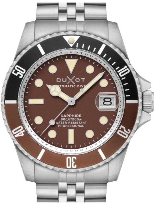 orologio uomo Duxot DX-2057-99 Mens Watch Atlantica Automatic Diver 42mm 20ATM