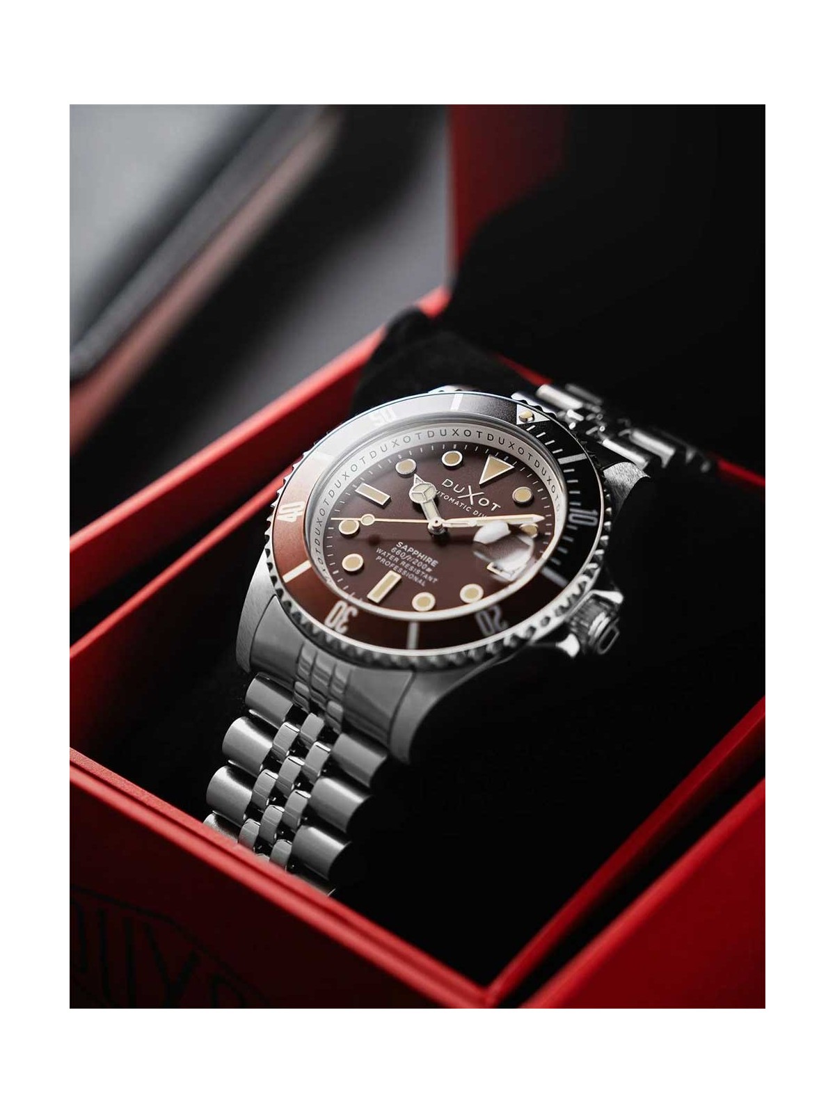 orologio uomo Duxot DX-2057-99 Mens Watch Atlantica Automatic Diver 42mm 20ATM
