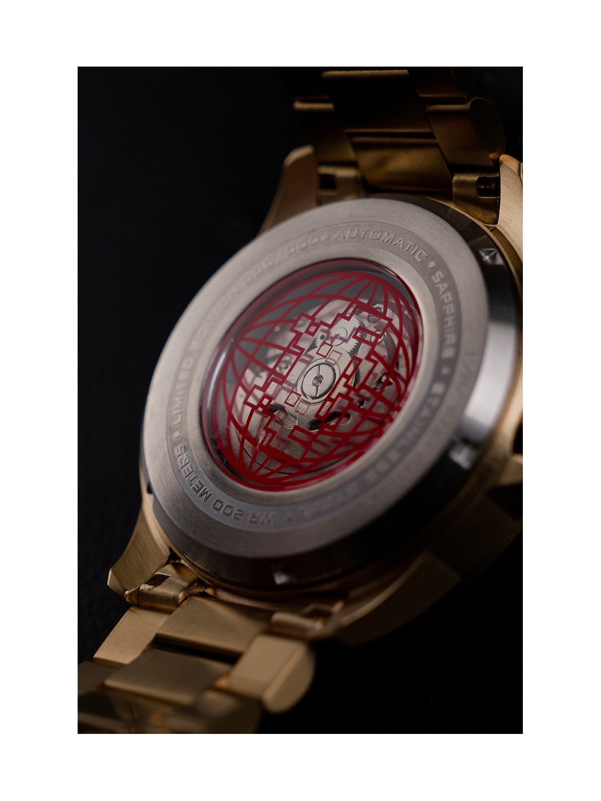 orologio uomo Nubeo NB-6082-SI-33 Mens Watch Quasar Automatic Limited 48mm 20ATM