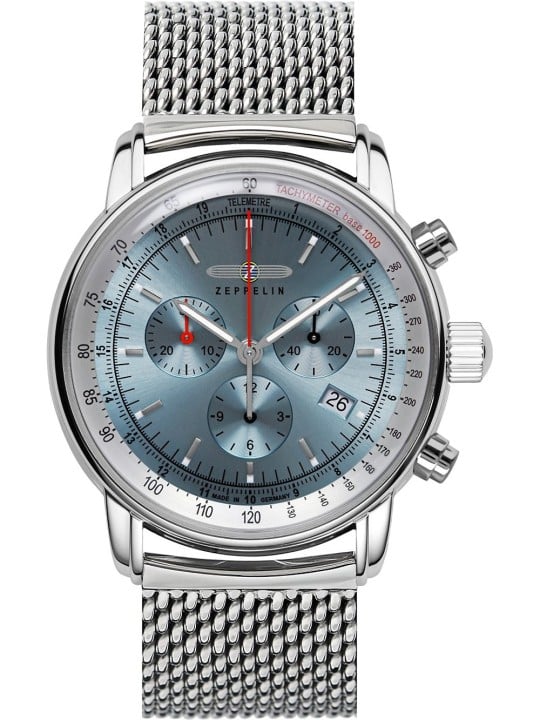 orologio uomo Zeppelin 8886M-3 LZ-14 Marine