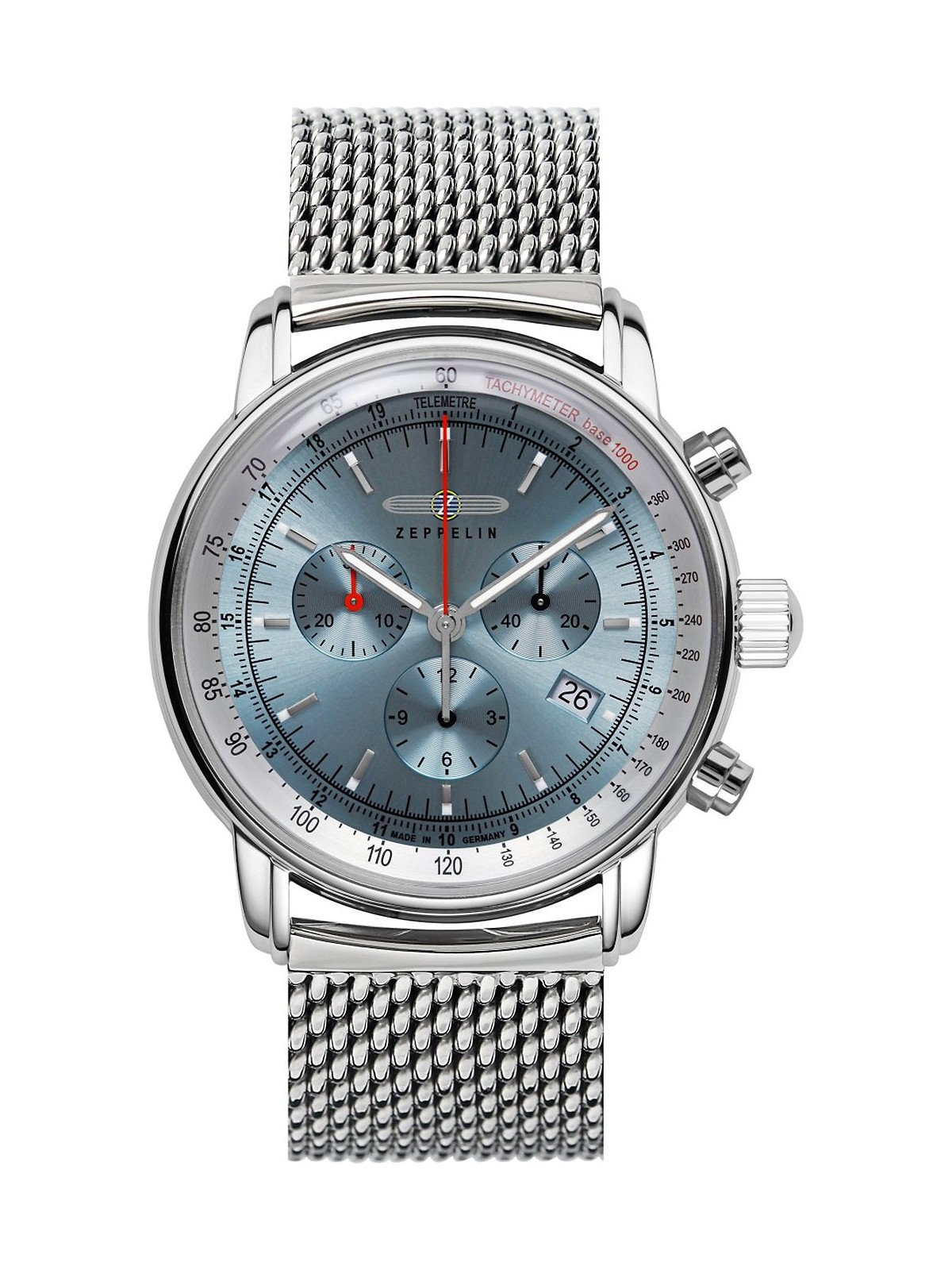 orologio uomo Zeppelin 8886M-3 LZ-14 Marine