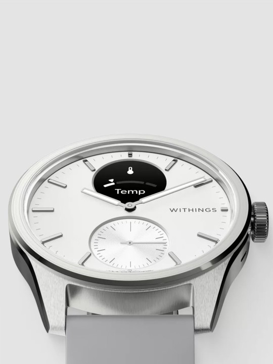 Withings HWA10-model 5-All-Int ScanWatch 2 White 42 mm 5ATM