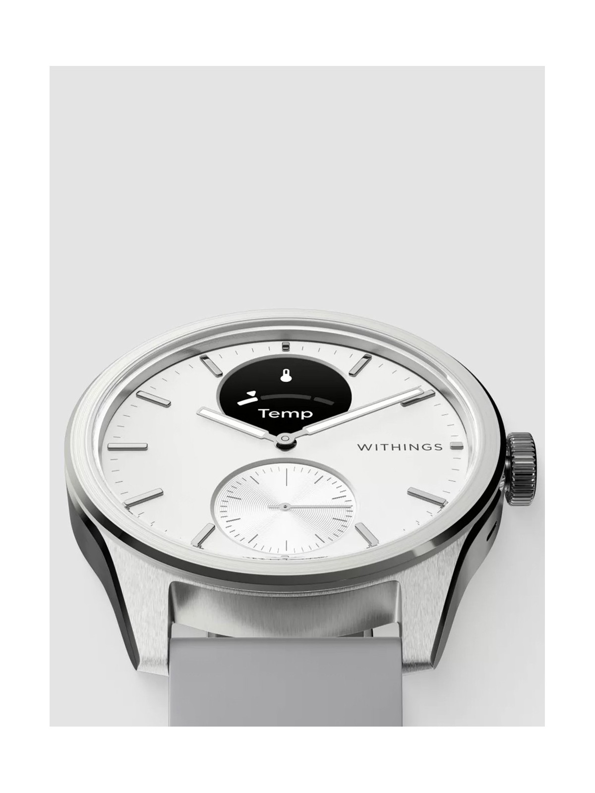 Withings HWA10-model 5-All-Int ScanWatch 2 White 42 mm 5ATM