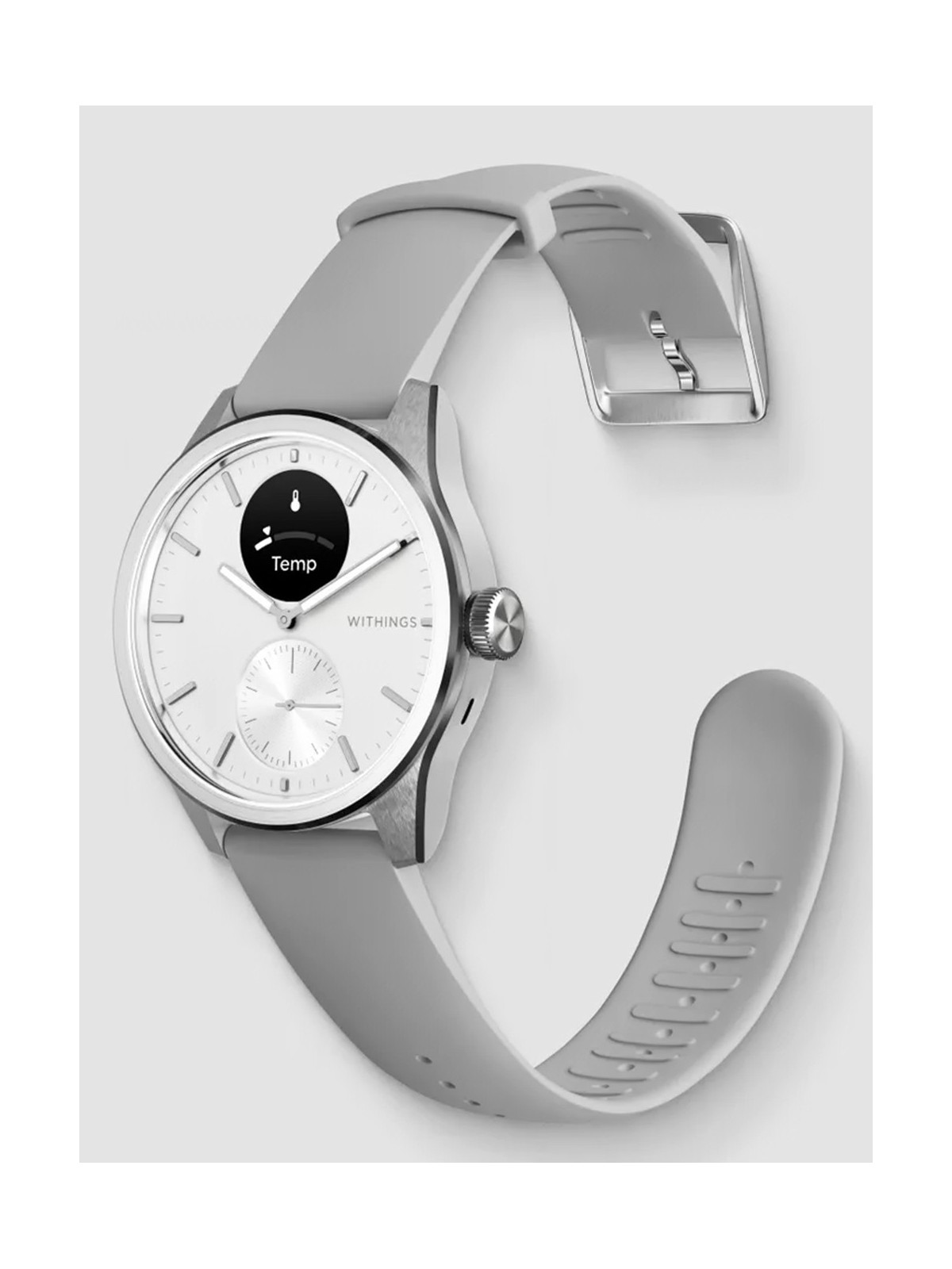 Withings HWA10-model 5-All-Int ScanWatch 2 White 42 mm 5ATM