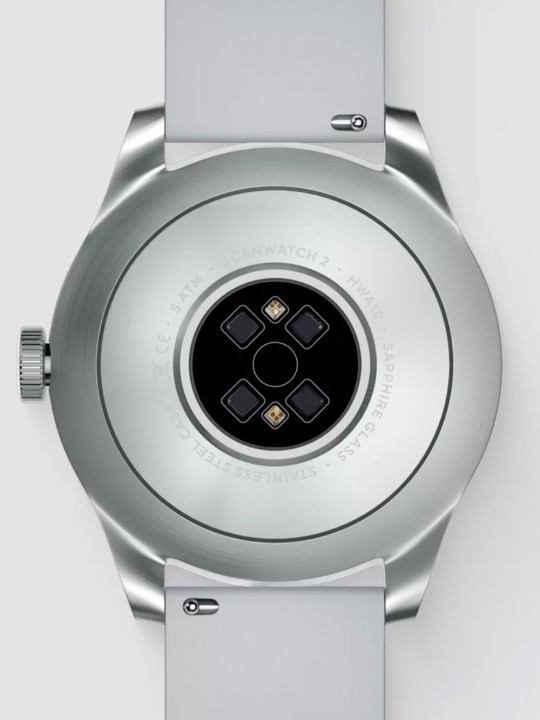 Withings HWA10-model 5-All-Int ScanWatch 2 White 42 mm 5ATM