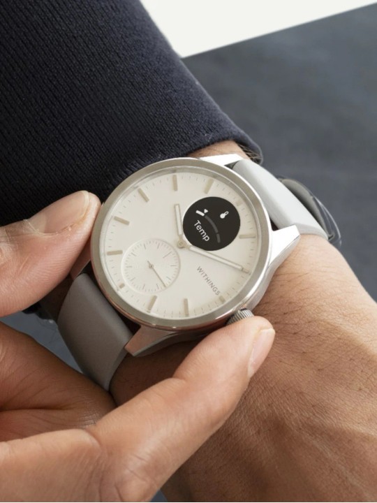 Withings HWA10-model 5-All-Int ScanWatch 2 White 42 mm 5ATM