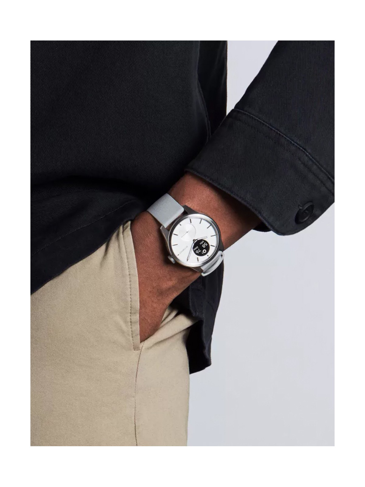 Withings HWA10-model 5-All-Int ScanWatch 2 White 42 mm 5ATM