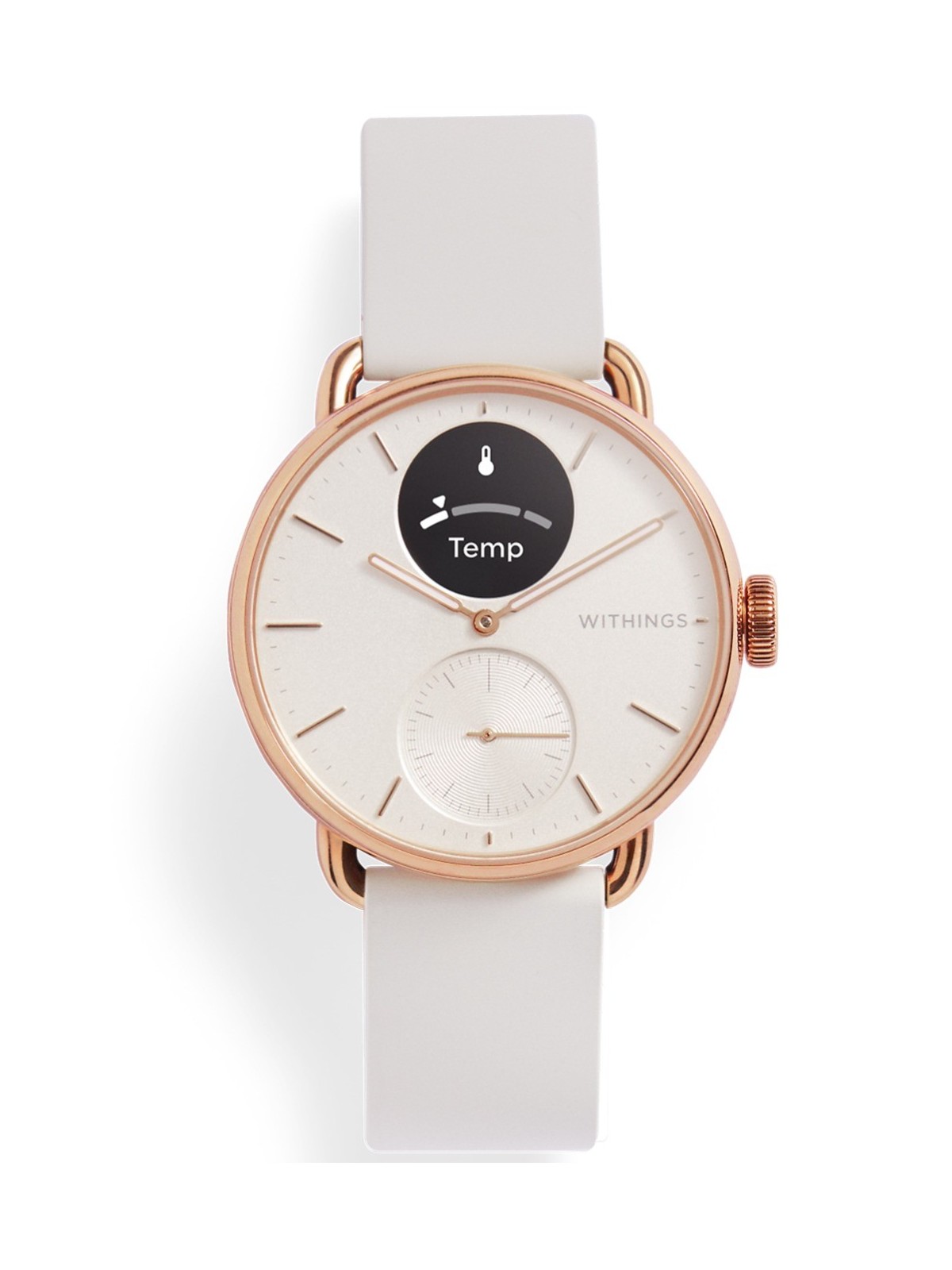 Withings HWA10-model 3-All-Int ScanWatch 2 Sand 38 mm 5ATM