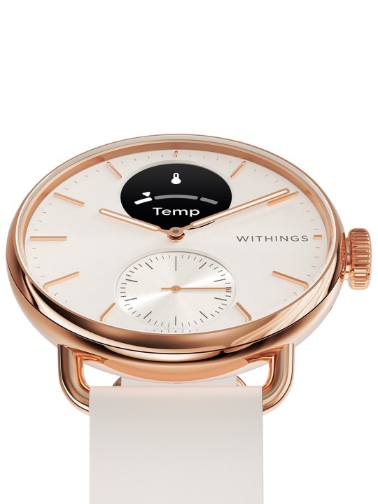 Withings HWA10-model 3-All-Int ScanWatch 2 Sand 38 mm 5ATM