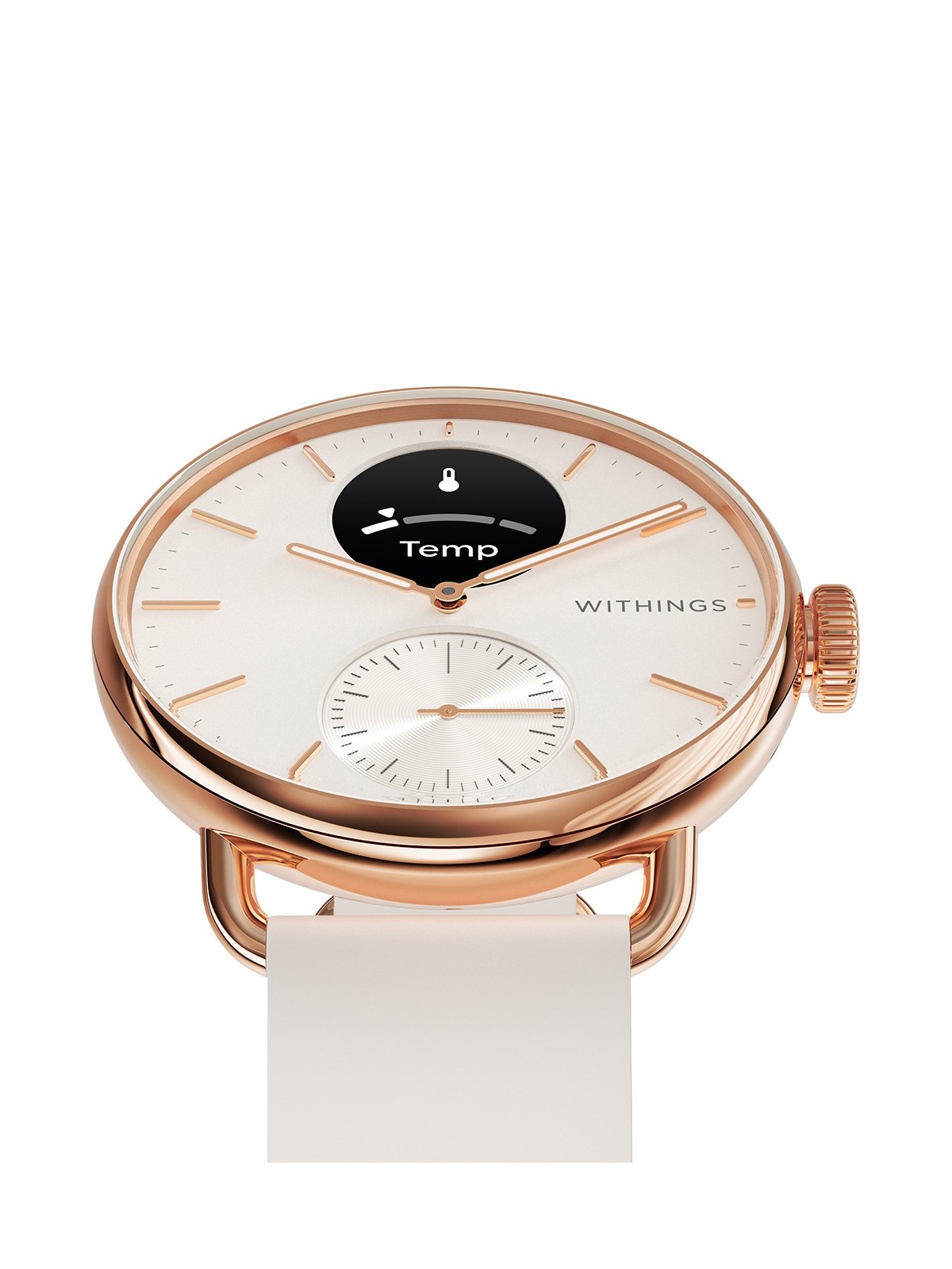 Withings HWA10-model 3-All-Int ScanWatch 2 Sand 38 mm 5ATM