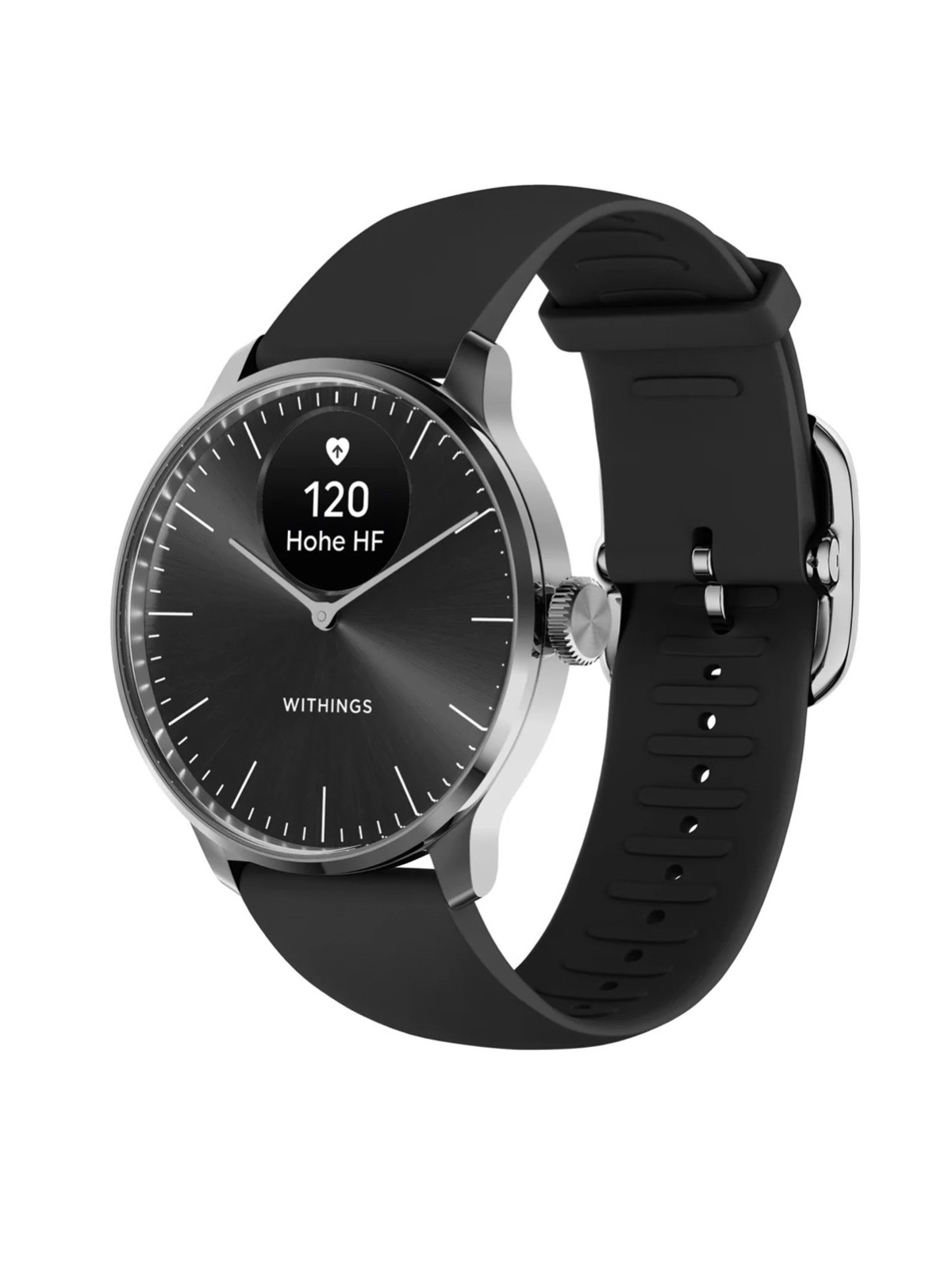 Withings HWA11-model 5-All-Int ScanWatch Light Black 37 mm 5ATM
