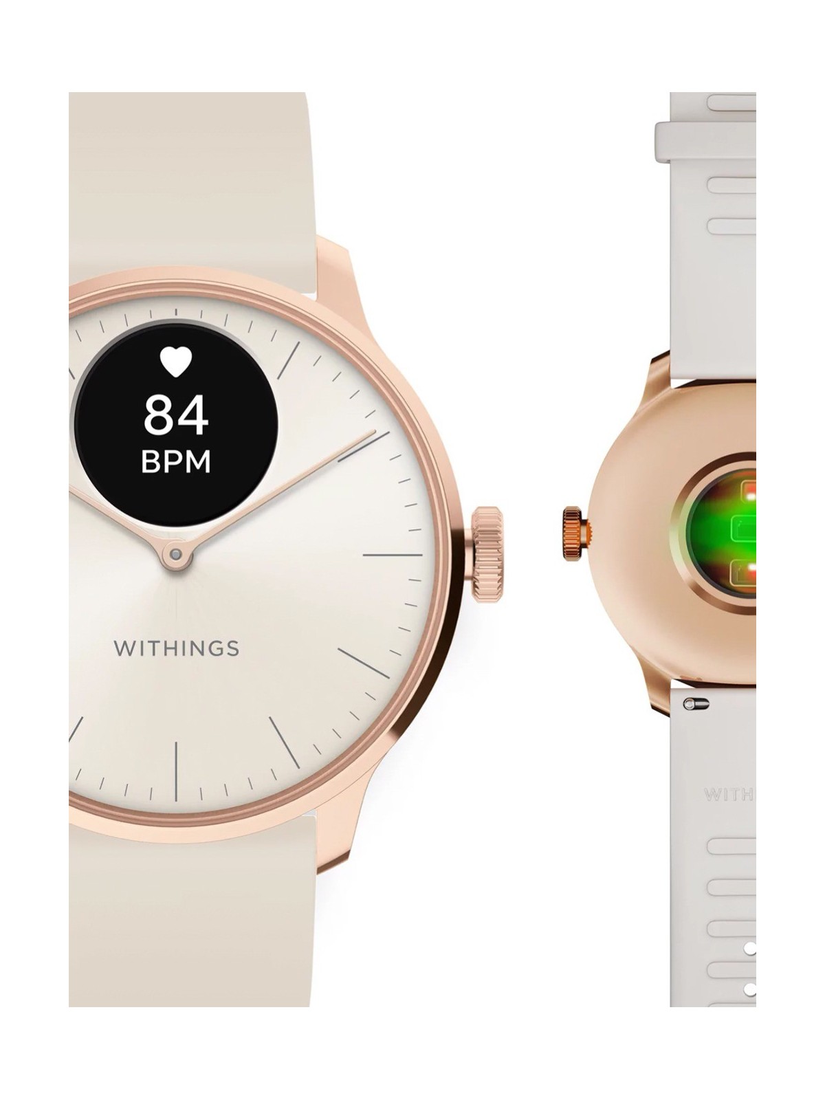Withings HWA11-model 1-All-Int ScanWatch Light Sand 37 mm 5ATM