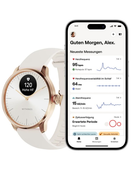 Withings HWA11-model 1-All-Int ScanWatch Light Sand 37 mm 5ATM