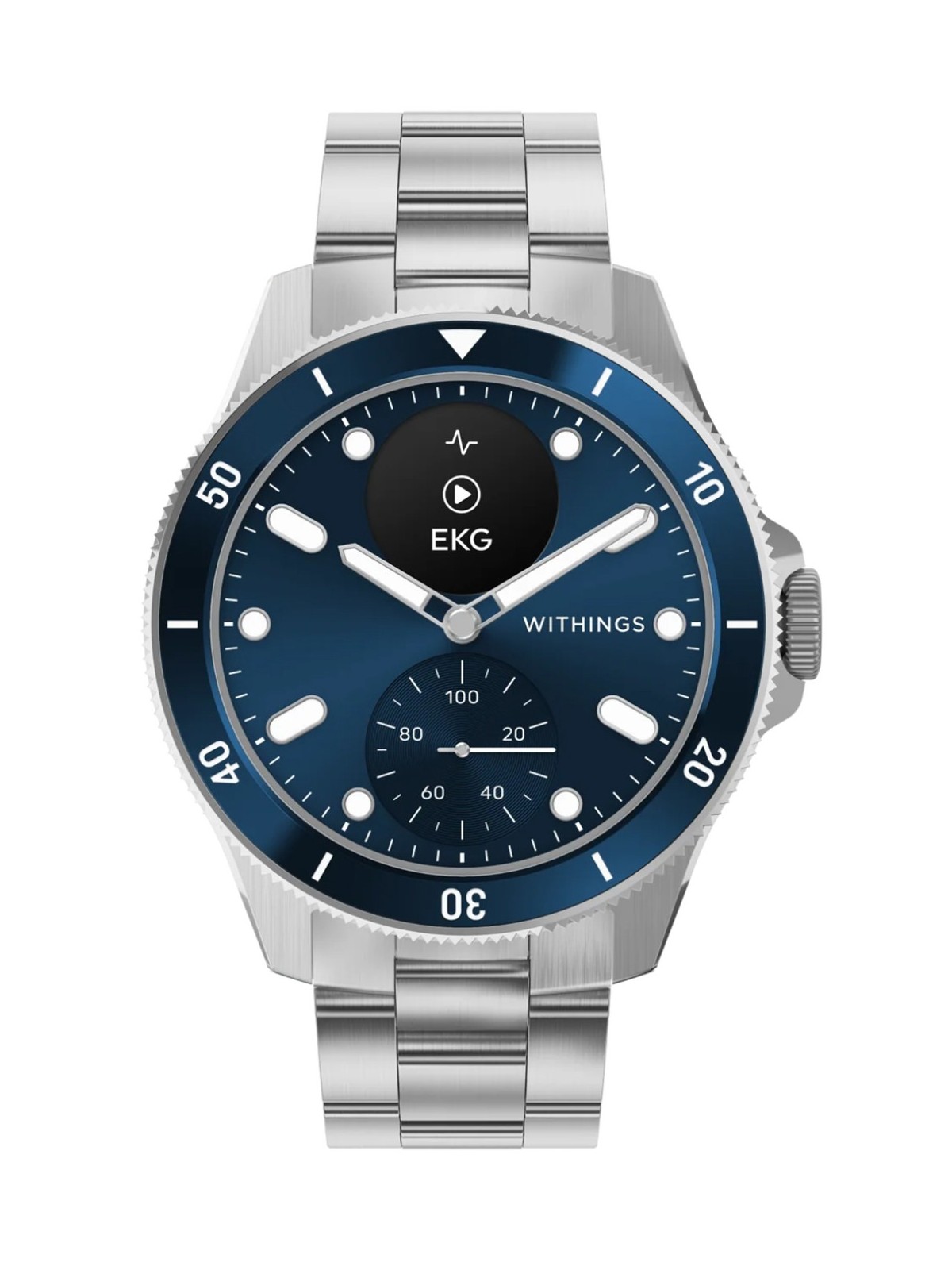 Withings HWA10-model 7-All-Int ScanWatch Nova Blue 43mm 10ATM