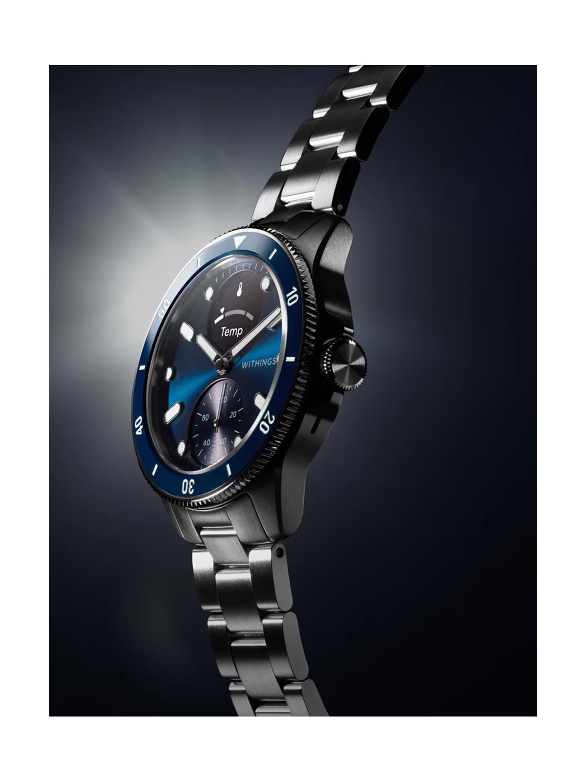 Withings HWA10-model 7-All-Int ScanWatch Nova Blue 43mm 10ATM