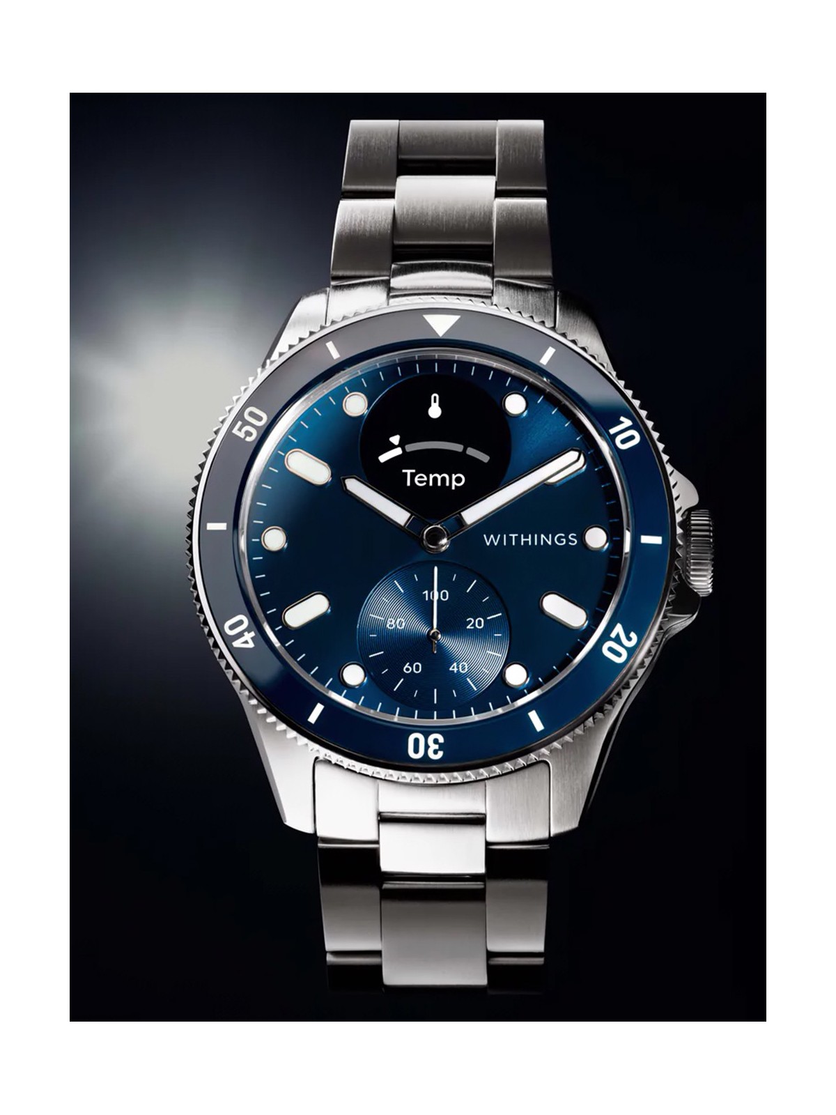 Withings HWA10-model 7-All-Int ScanWatch Nova Blue 43mm 10ATM