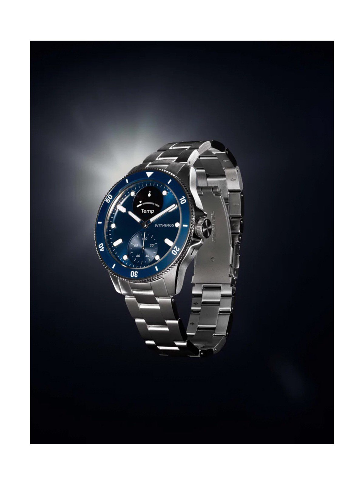 Withings HWA10-model 7-All-Int ScanWatch Nova Blue 43mm 10ATM