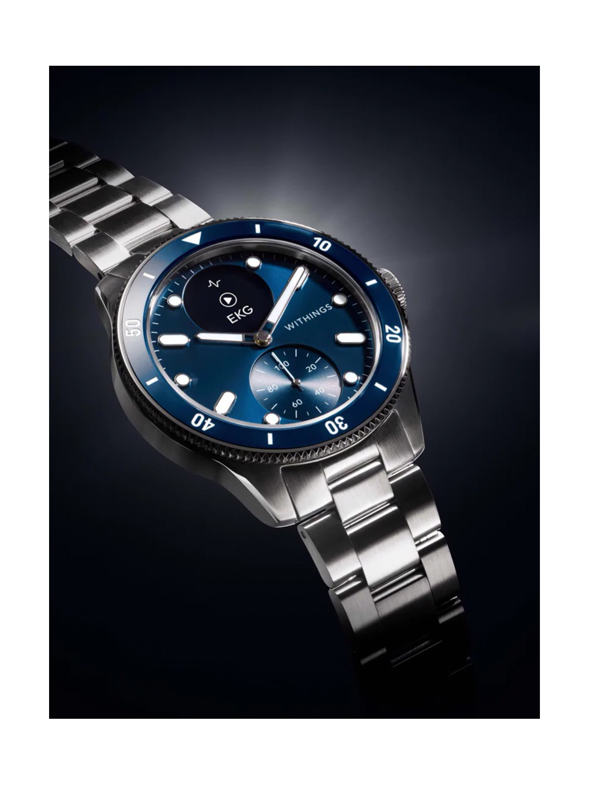 Withings HWA10-model 7-All-Int ScanWatch Nova Blue 43mm 10ATM