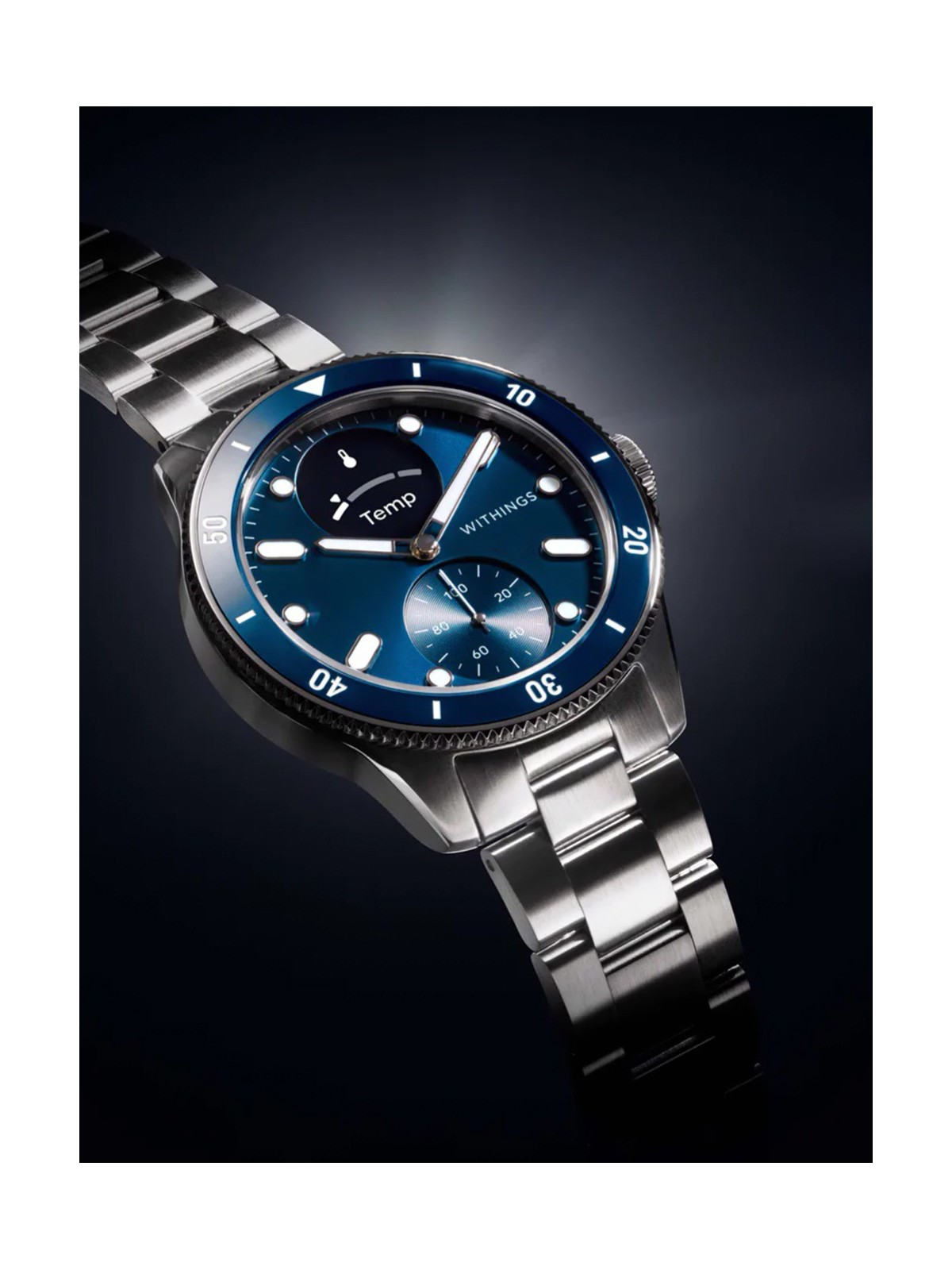 Withings HWA10-model 7-All-Int ScanWatch Nova Blue 43mm 10ATM
