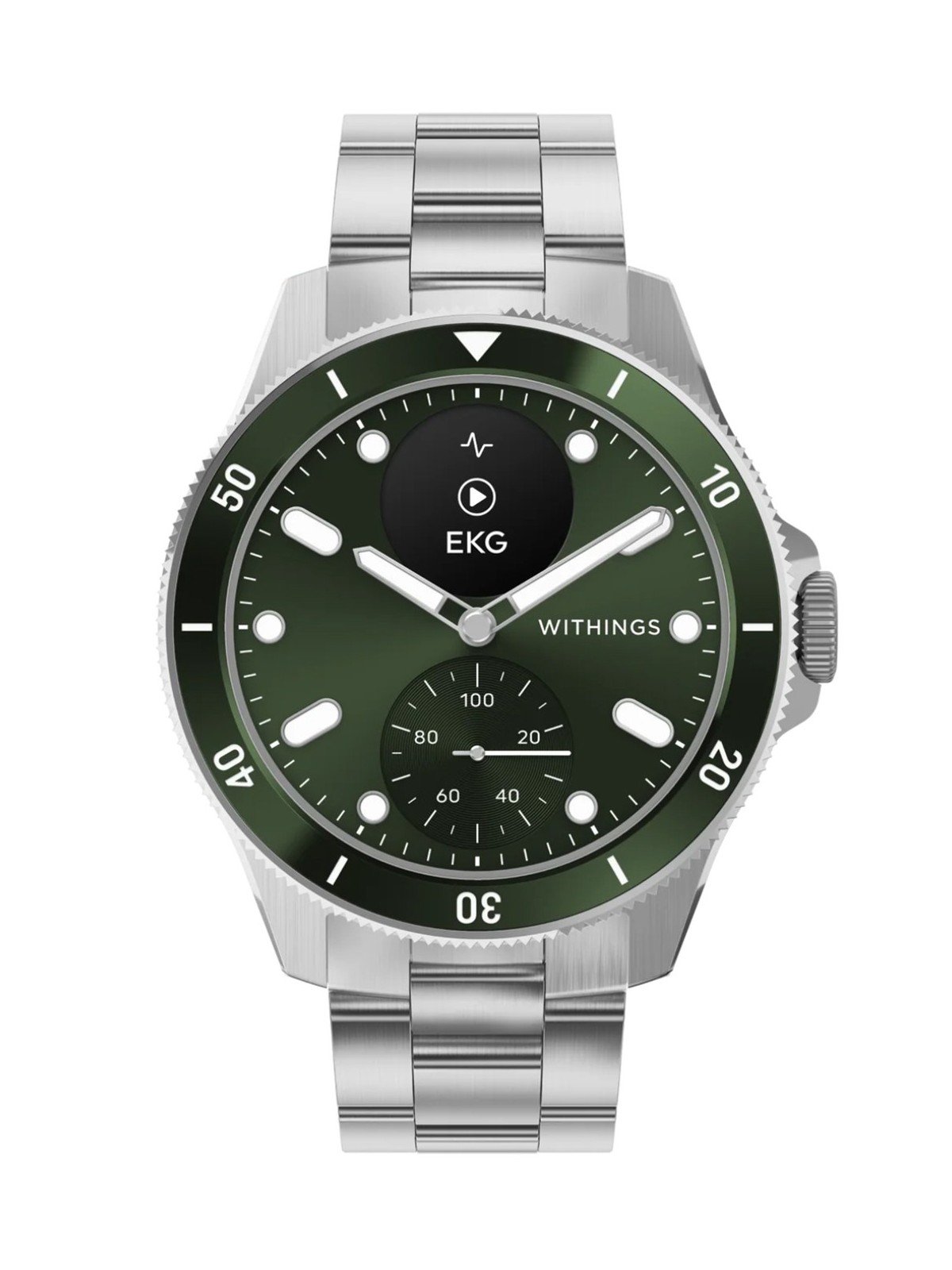 Withings HWA10-model 8-All-Int ScanWatch Nova Green 43mm 10ATM