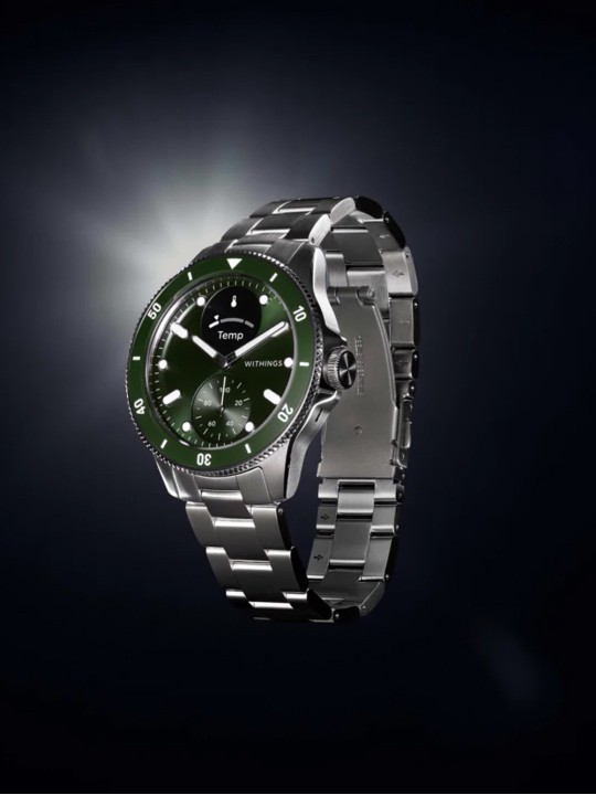Withings HWA10-model 8-All-Int ScanWatch Nova Green 43mm 10ATM