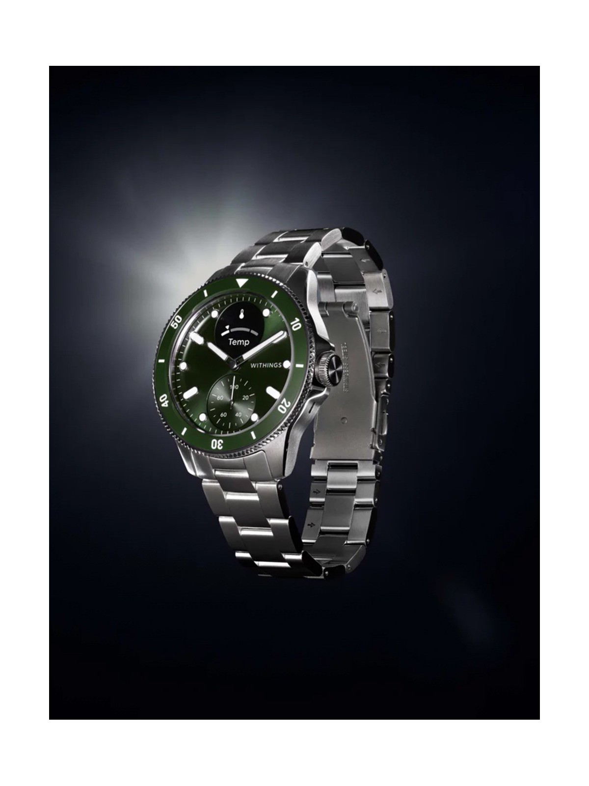 Withings HWA10-model 8-All-Int ScanWatch Nova Green 43mm 10ATM