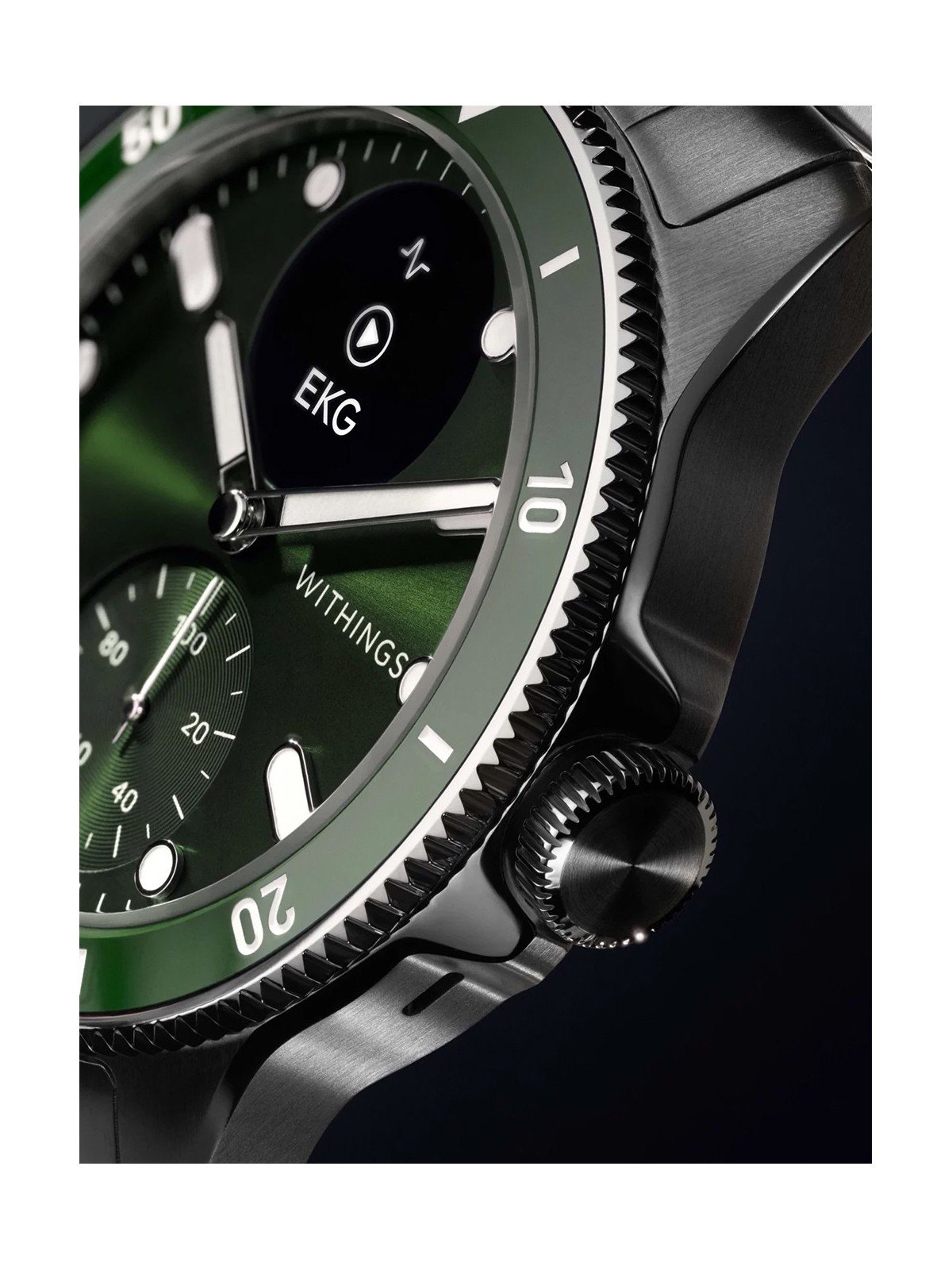 Withings HWA10-model 8-All-Int ScanWatch Nova Green 43mm 10ATM