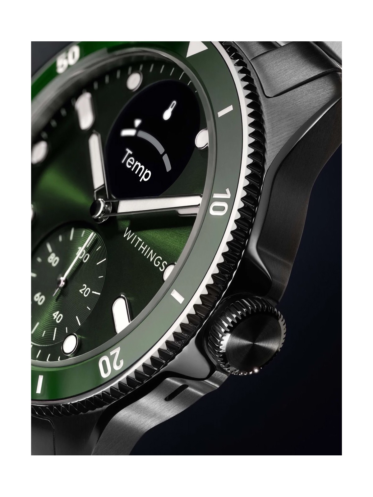 Withings HWA10-model 8-All-Int ScanWatch Nova Green 43mm 10ATM