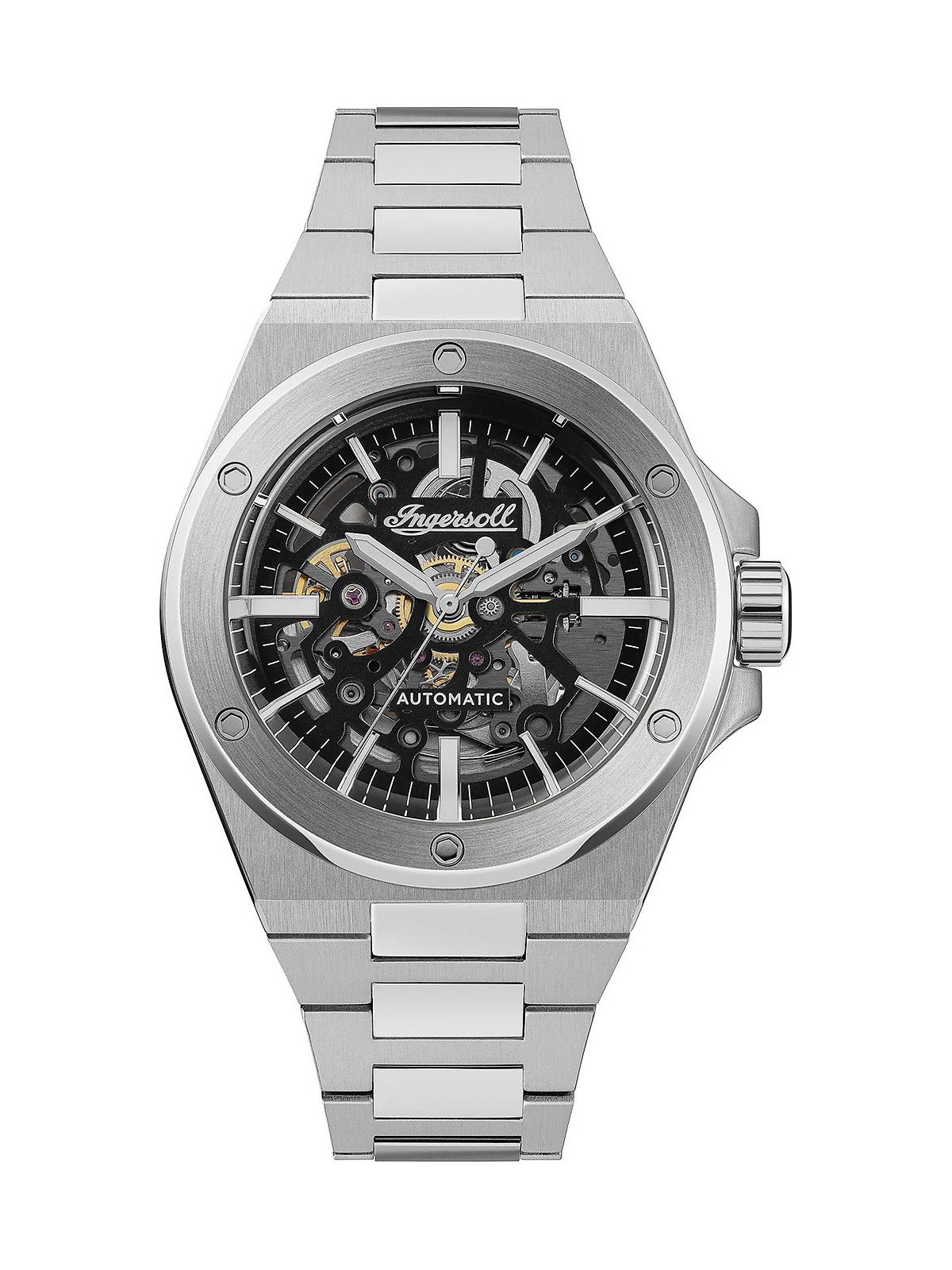 orologio uomo Ingersoll I15002 Mens Watch Baller Automatic 43mm 5ATM