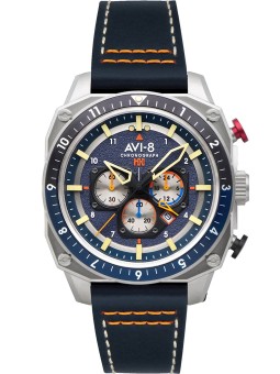 orologio uomo AVI-8 AV-4100-02 Mens Watch Hawker Hunter Dual Time Chronograph 43mm 5ATM