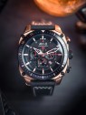 orologio uomo AVI-8 AV-4100-06 Mens Watch Hawker Hunter Dual Time Chronograph 43mm 5ATM