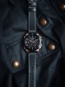orologio uomo AVI-8 AV-4100-06 Mens Watch Hawker Hunter Dual Time Chronograph 43mm 5ATM