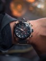 orologio uomo AVI-8 AV-4100-06 Mens Watch Hawker Hunter Dual Time Chronograph 43mm 5ATM