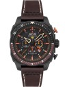 orologio uomo AVI-8 AV-4100-08 Mens Watch Hawker Hunter Dual Time Chronograph 43mm 5ATM