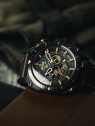 orologio uomo AVI-8 AV-4100-08 Mens Watch Hawker Hunter Dual Time Chronograph 43mm 5ATM