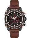 orologio uomo AVI-8 AV-4100-09 Mens Watch Hawker Hunter Dual Time Chronograph 43mm 5ATM